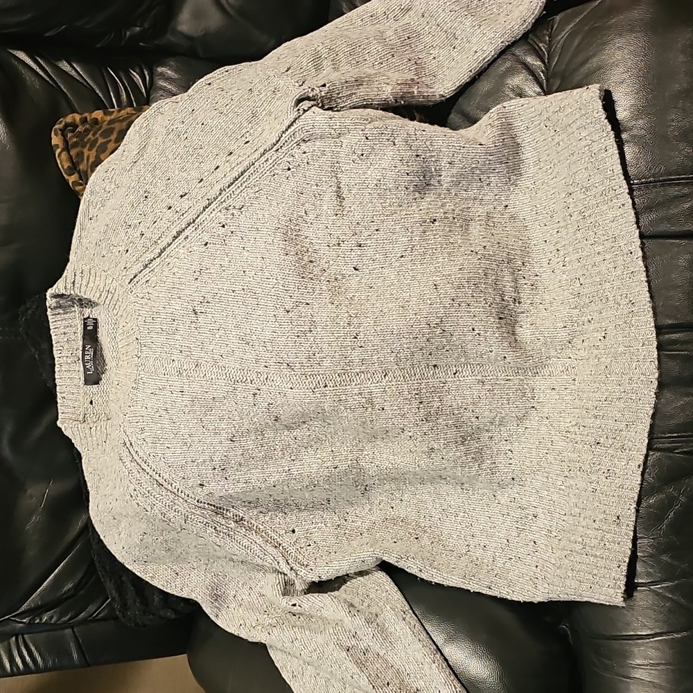 Lauren Ralph Lauren Grey sweater size XL - Picture 6 of 7